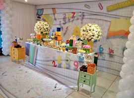 Opcionais: plotagem de mesa e painel, flores