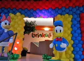 Balões extra para a entrada